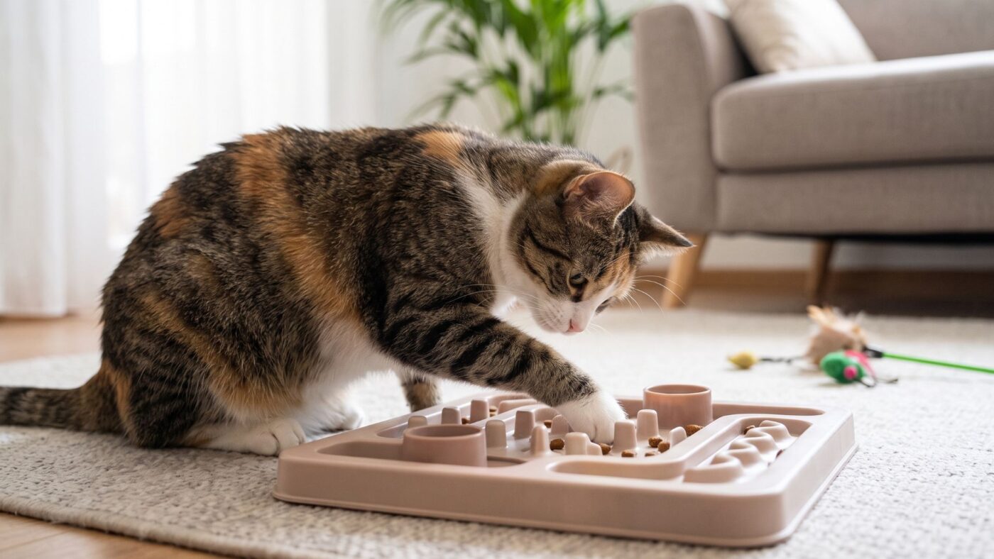 comedero antivoracidad gatos