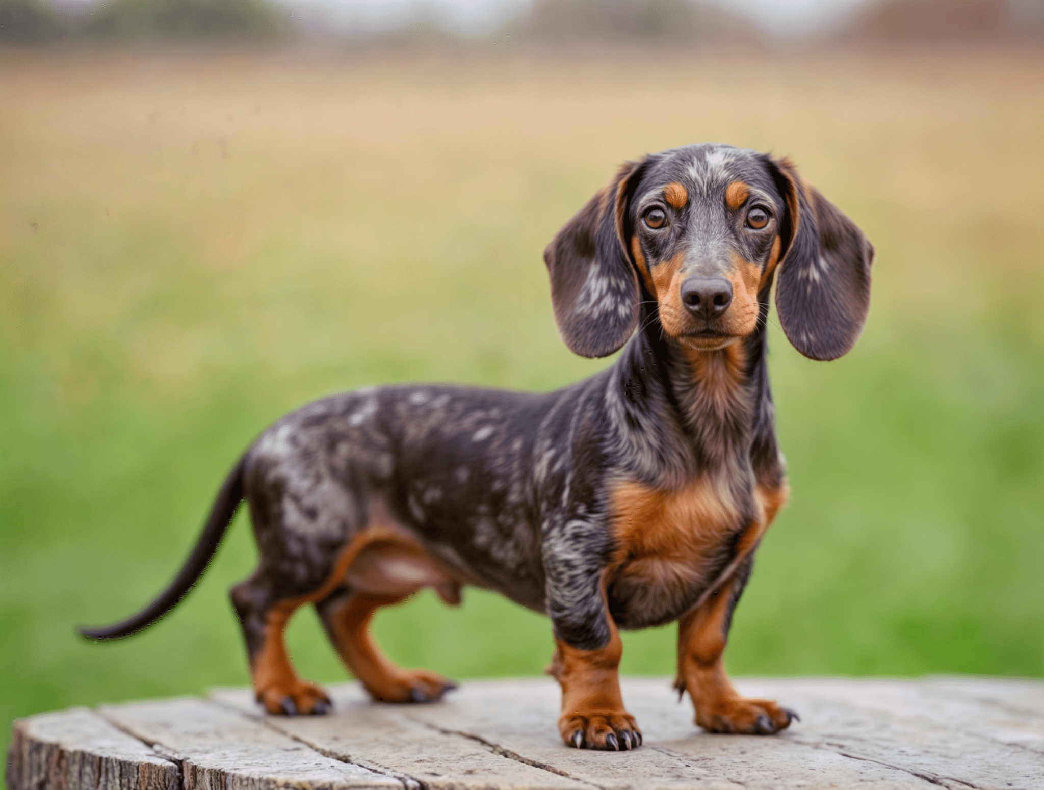 Teckel Arlequín Mini. Guía Completa 2026 del Perro Salchicha