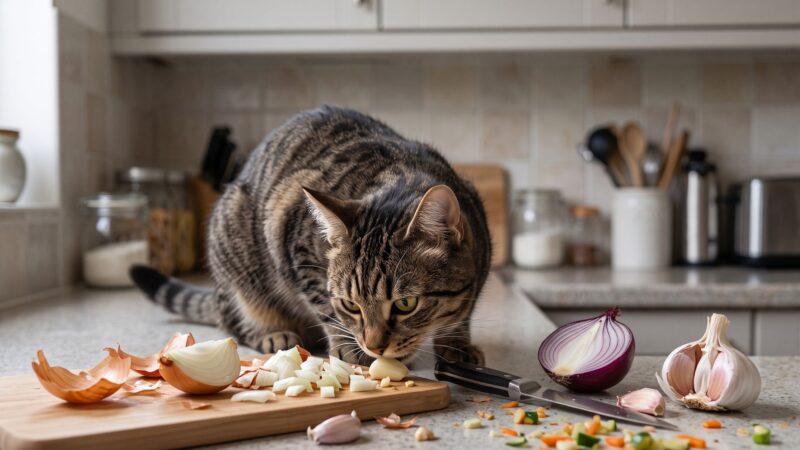 alimentos tóxicos para gatos